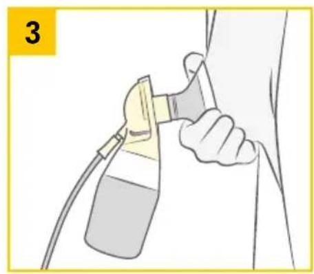 MEDELA Swing Maxi - Swing Maxi Flex - Menyiapkan pemompaaan funggal - 5