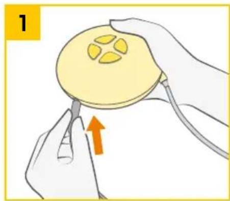 MEDELA Swing Maxi - Werking op netstroomadapter - 1