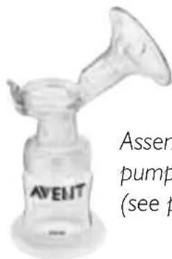 PHILIPS Avent SCF314 - Parts you will need for this step: - 1