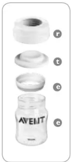 PHILIPS Avent SCF314 - Breast milk container - 1