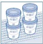 PHILIPS Avent SCF290 - Storing your milk in the fridge - 2