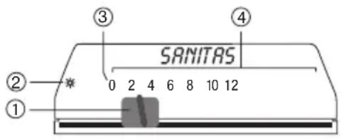 SANITAS SIL 25 - Bedienung - 1