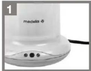 MEDELA BWell - Erwärmen von Milchflaschen und Gläsern - 1