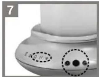 MEDELA BWell - Oppvarming av tateflasker og barnemat pa glass - 7