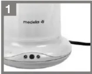 MEDELA BWell - Réchauffer des biberons et des petits pots pour bébé - 1