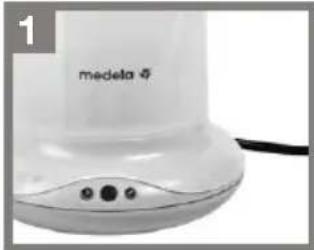 MEDELA BWell - Warming up feeding bottles & baby food jars - 1