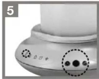MEDELA BWell - Oppvarming av tateflasker og barnemat pa glass - 5