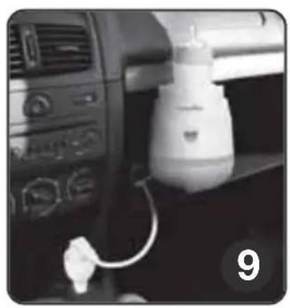 BABYMOOV A002028 - Chauffe-biberon Tulipe maison/voiture - 9