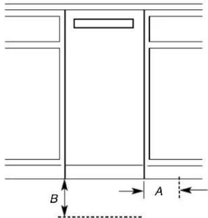 JENN-AIR TC707S - Clearance dimensions - 1