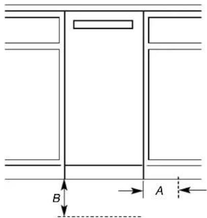 JENN-AIR TC707S - Dimensions de dégagement - 1