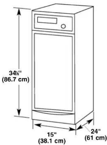 JENN-AIR TC507 - Product dimensions - 1