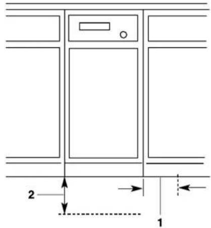 JENN-AIR TC507 - Clearance dimensions - 1