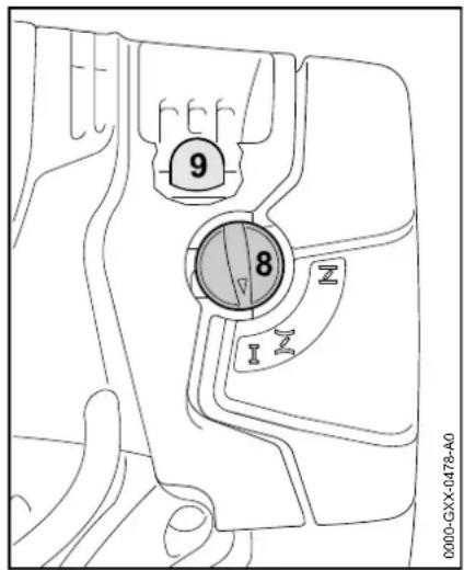 STIHL BT 131 - Motor starten - 1