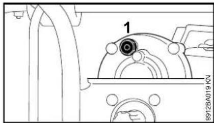 STIHL BT 131 - Fonctionnement du moteur Graissage du réducteur - 1