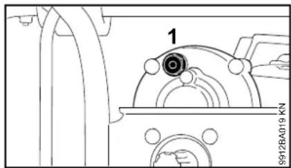 STIHL BT 131 - Lubrificazione del riduttore - 1