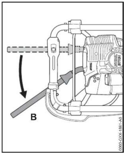 STIHL BT 131 - Bohrerbremse lösen - 1