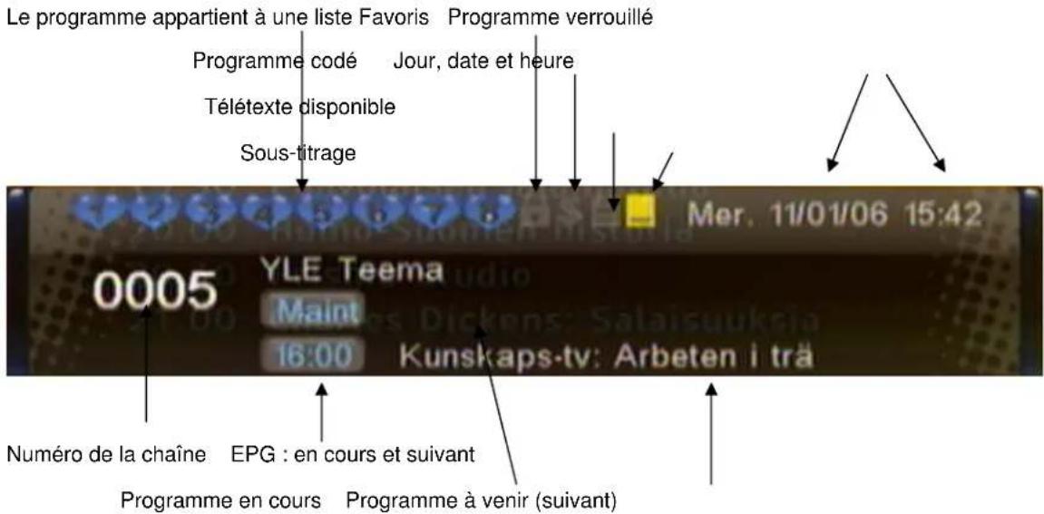 TRIAX TTR 301 - Informations affichées à l'écran - 1