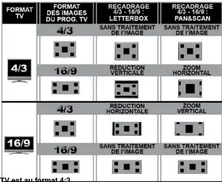 TRIAX TTR 301 - Quelques explications sur les formats TV - 1
