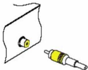 TRIAX TSR 9010 - Utilisation du connecteur vidéo composite - 1