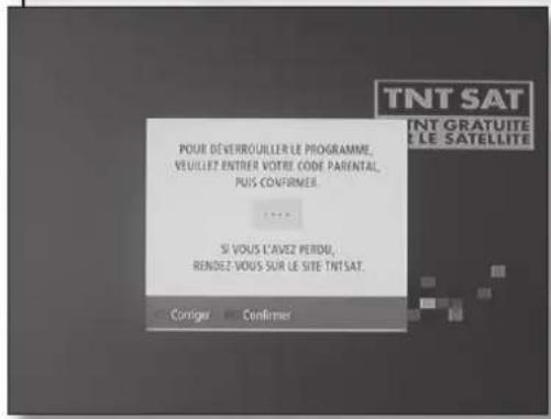 TRIAX TSR 8000 - Code verrouillage parental - 2