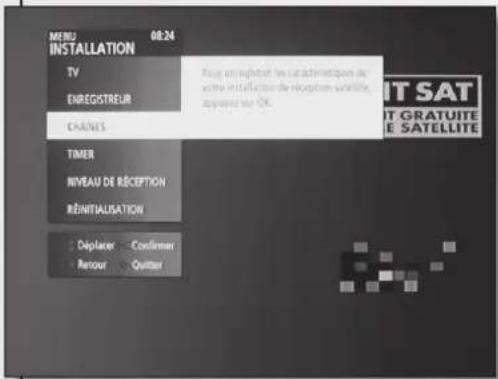 TRIAX TSR 8000 - Installation des chaînes TNT - 1