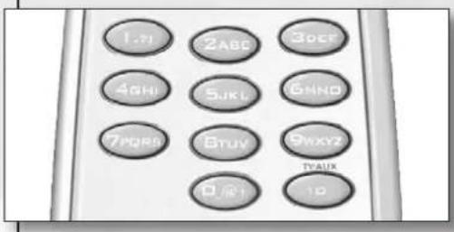 TRIAX TSR 8000 - Les touches numériques - 1