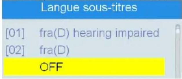 TRIAX TR 63 - Sousîtitres DVB - 1