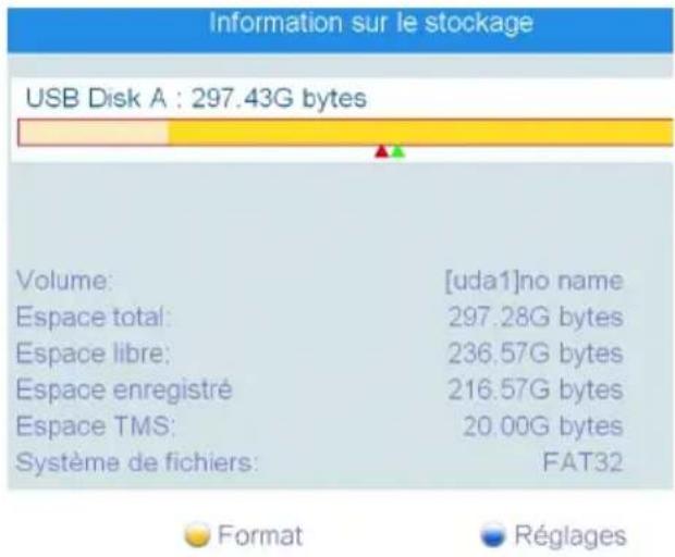 TRIAX TR 63 - Information sur le stockage - 1