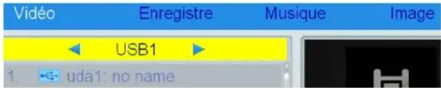 TRIAX TR 63 - Menu Multimédia - 2