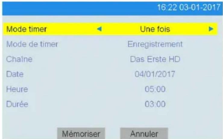 TRIAX TR 63 - Réglage Timer - 1