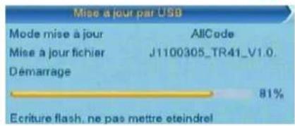 TRIAX TR 43 - Attention : une mise à jour logicielle effacera toutes les chaînes mémorisées et autres personnalisations mais pas les enregistrements faits sur un support externe. - 4