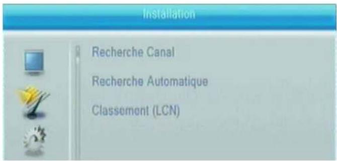 TRIAX TR 43 - Menu Installation - 1