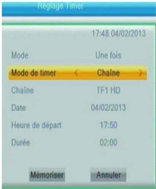 TRIAX TR 43 - Réglage timer - 4