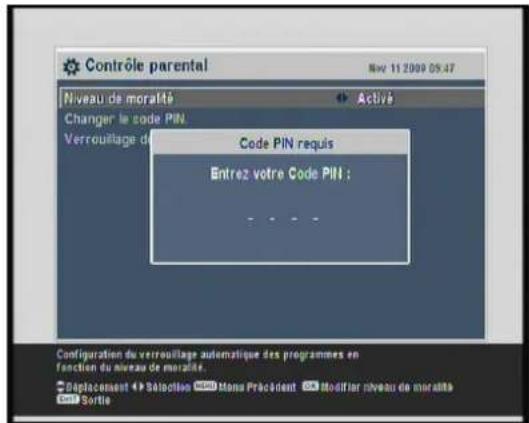 TRIAX THR 9500 - Contrôle parental - 1