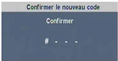 TRIAX THR 9500 - Changer le code PIN - 2