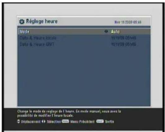 TRIAX THR 9500 - Réglage heures - 1