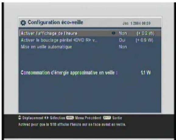 TRIAX THR 9500 - Configuration éco-veille - 1