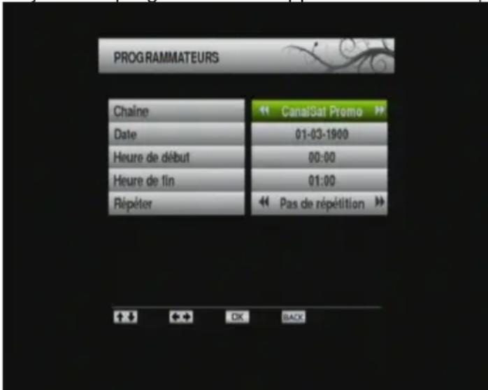 TRIAX THR 9700 - Réglage des programmateurs d'enregistrement - 2