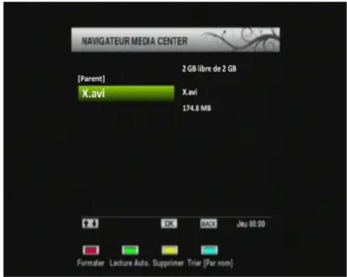 TRIAX THR 9700 - Lecture USB du navigateur multimédia Lire les films - 1