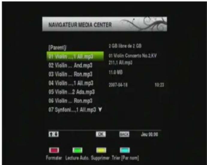 TRIAX THR 9700 - Lire les fichiers de musique - 1