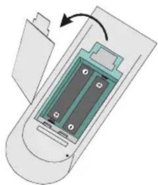 TRIAX THR 9700 - Insertion des piles dans la télécommande - 1