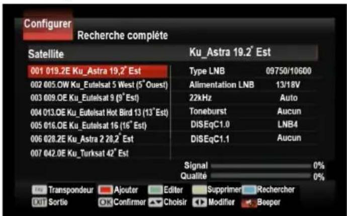 TELEFUNKEN TDSC 330 BU - CONFIGURATION (Recherche complète des chaînes) - 1