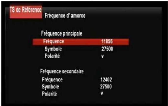 TELEFUNKEN TDSC 330 BU - CONFIGURATION (Fréquences du TNTSAT) - 1