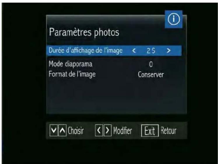 SERVIMAT Sirius HD (Fransat) - LE SOUS MENU USB (Paramètres photo) - 1