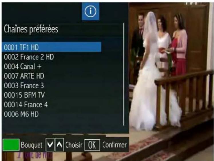 SERVIMAT Sirius HD (Fransat) - LE SOUS MENU SYSTEME (Chaines préférences) - 1