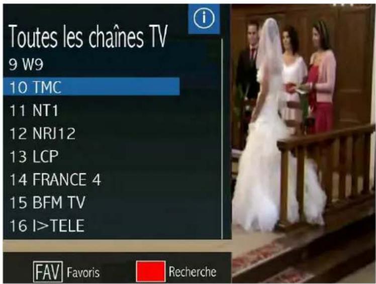 SERVIMAT TSV76HDU - LA LIST DES CHAINES PAR LA TOUCHE OK - 1