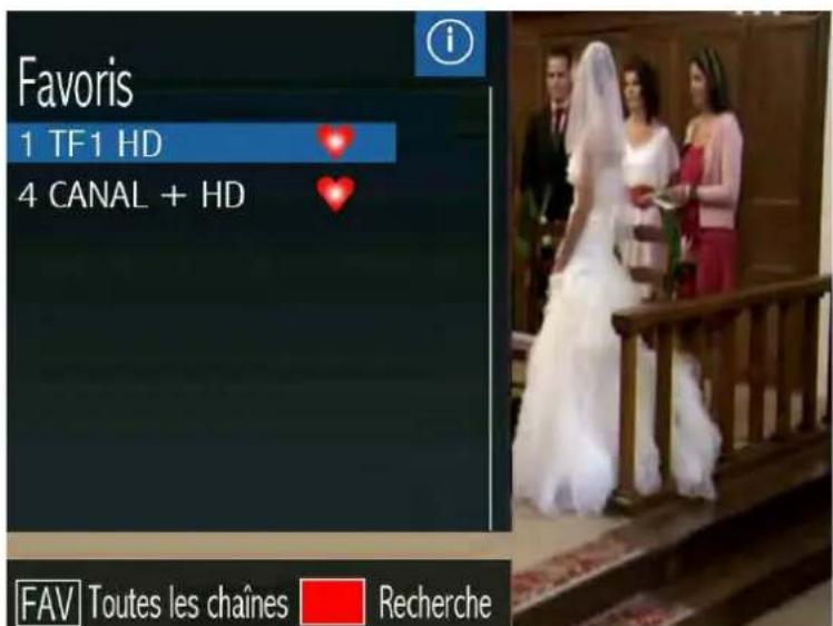 SERVIMAT TSV76HDU - LA LIST DES CHAINES FAVORITES - 1