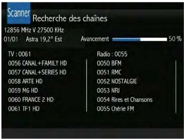 SERVIMAT TSV76HDU - RECHERCHE DES CHAINES - 1