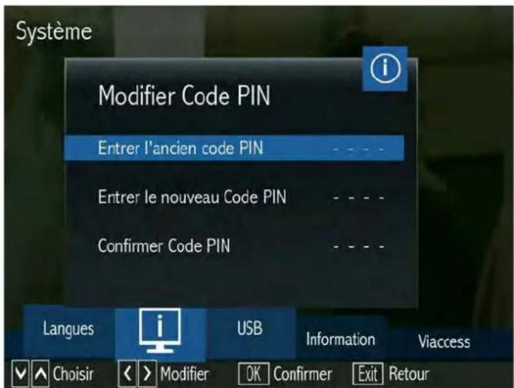 SERVIMAT TSV76HDU - LE SOUS MENU SYSTEME (Modifier le code PIN) - 1