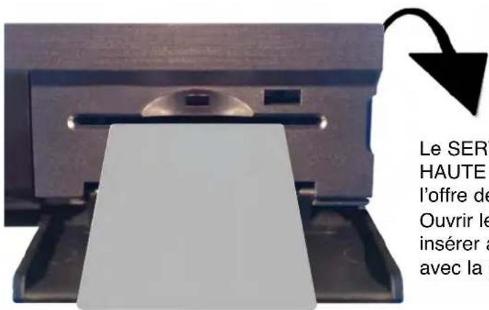 SERVIMAT TSV76HDU - INSTALLER LA CARTE A PUCE HD TNTSAT (fournie) - 1